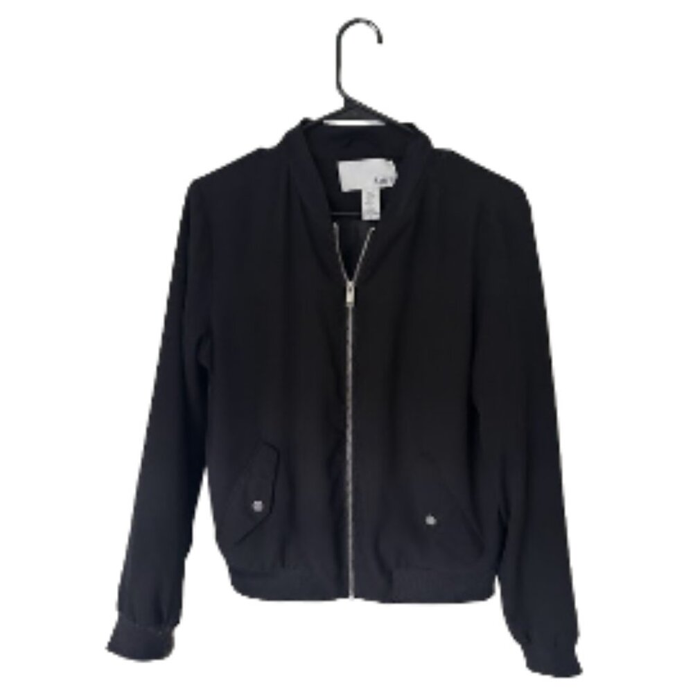 Black Bomber Jacket by Bar III
